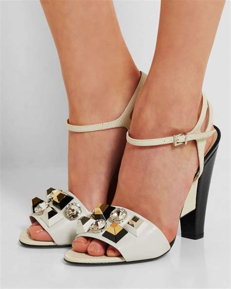 fendi sandals silver|fendi heels sandals.